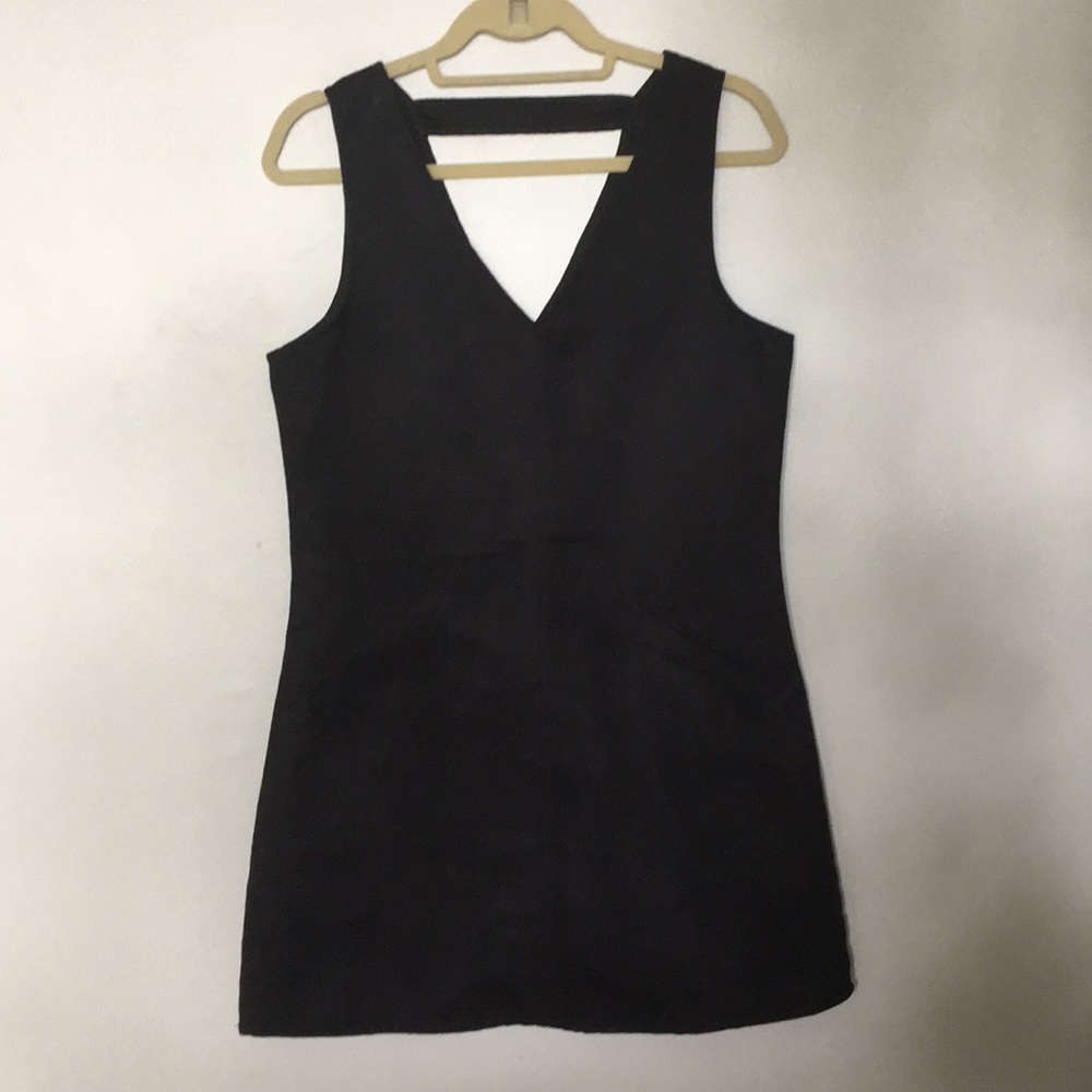 Suede black little dress!